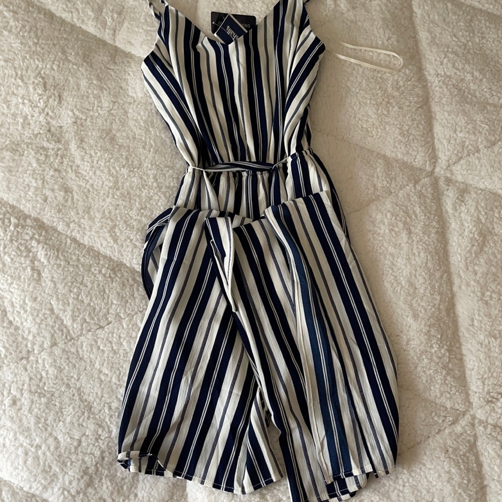 Striped romper
